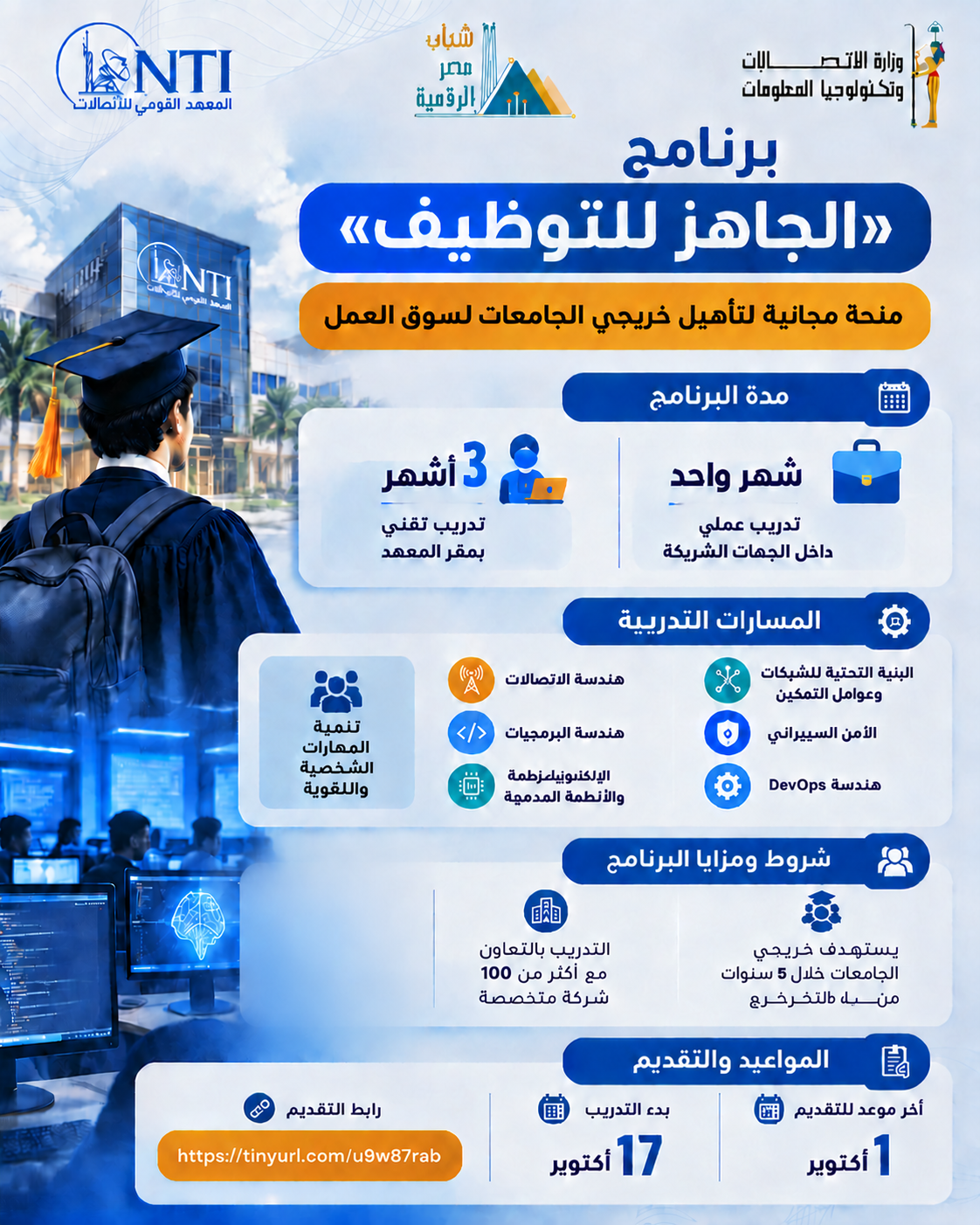 برنامج «الجاهز للتوظيف».. منحة مجانية لخريجي الجامعات