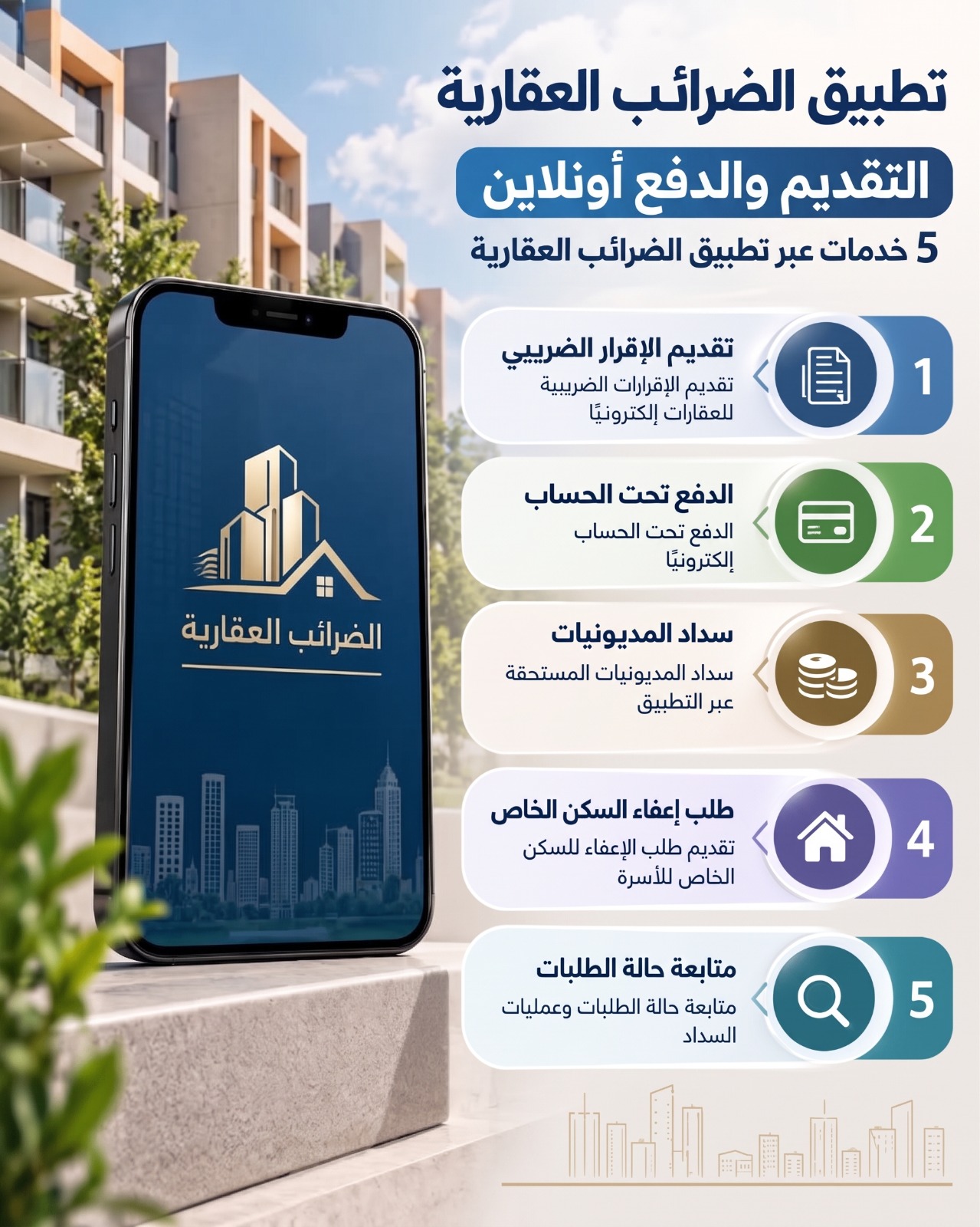 الخدمات وروابط التحميل.. دليل استخدام تطبيق الضرائب العقارية المصرية