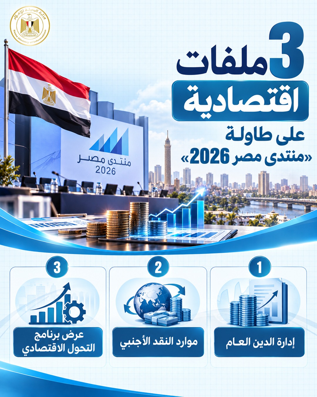 «منتدى مصر 2026».. ماذا ستناقش الحكومة في محور الاقتصاد؟