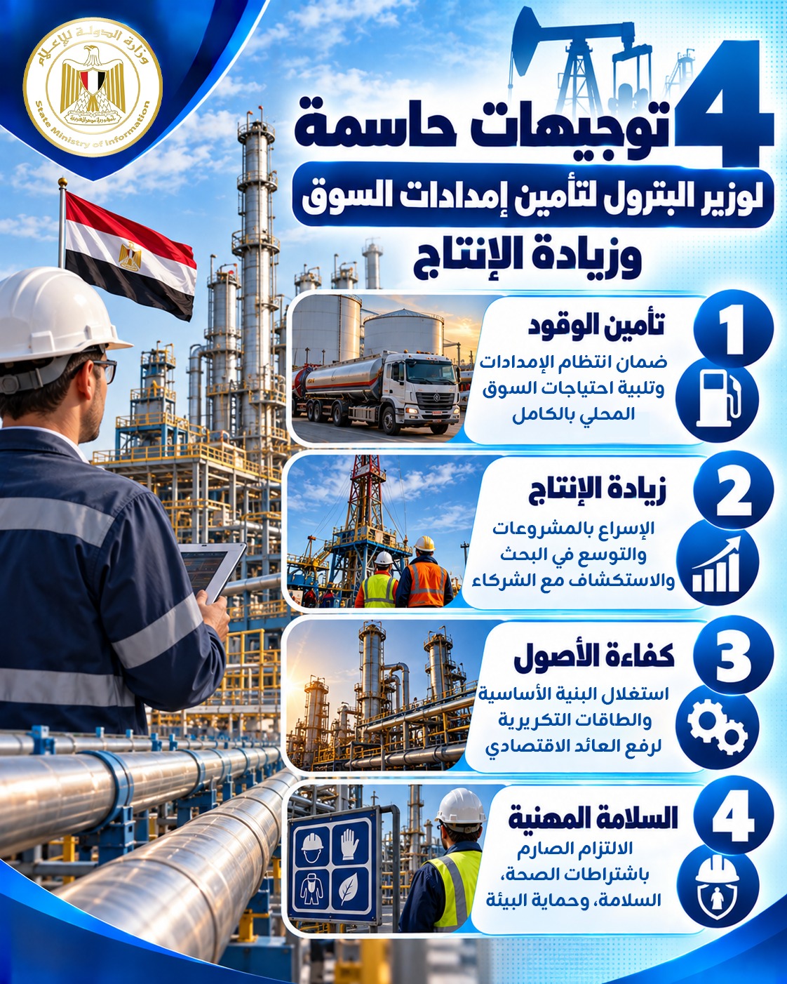 استدامة الإمدادات.. كيف تؤمن «البترول» الاحتياجات المحلية من الوقود؟