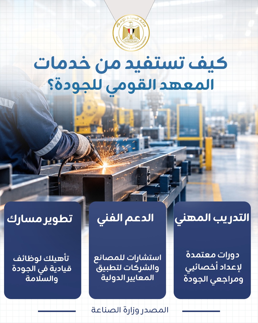 المعهد القومي للجودة.. ما فرص التأهيل المتاحة للمهندسين والفنيين؟